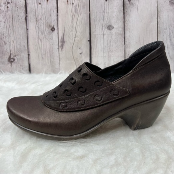 Naot Precious Brown Leather Bootie 10 - Picture 9 of 13